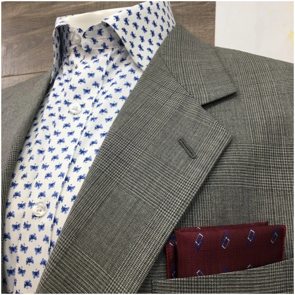 VINTAGE EVAN PICONE Mens Blazer Sport Coat Casual Jacket Size 44L Wool Suit NEW!